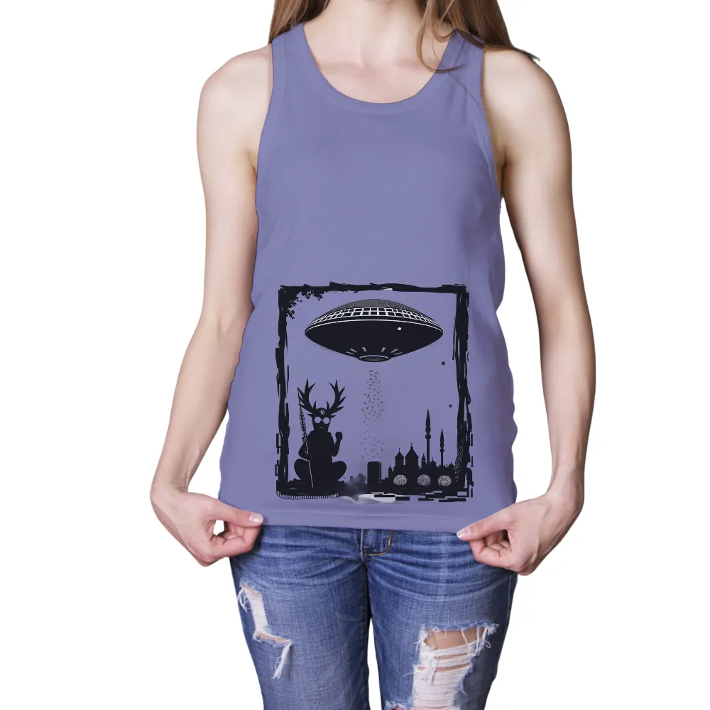 T-Shirts Design: Alien Encounter in Urban Fantasy|final fantasy party time shirt