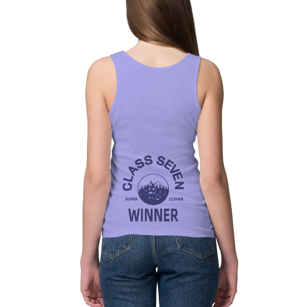 T-Shirts Custom: Class Seven Super Clever Winner - Mountain Adventure|the mountain butterfly t shirt