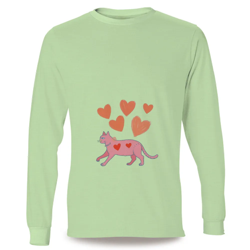 Tee Shirts Printed: Whiskers the Love Cat|love for damar 3 shirts