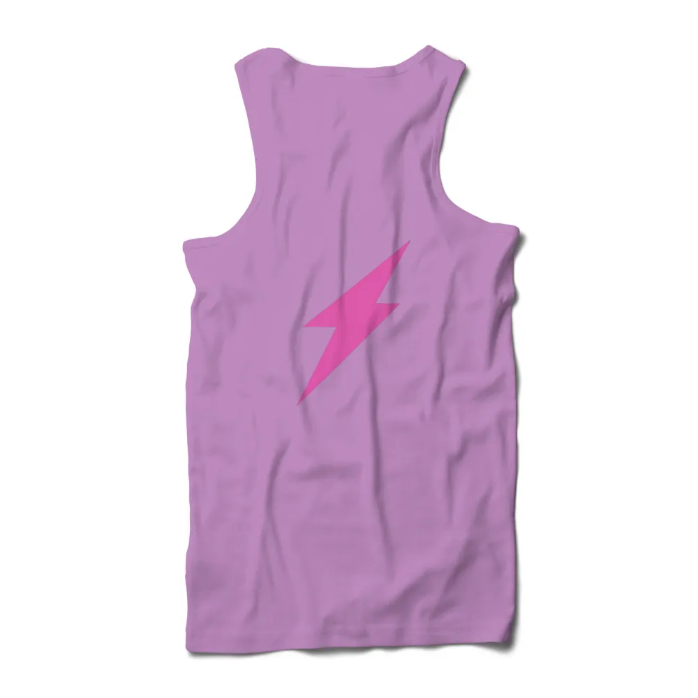 Tee Shirts Printed: Pink Lightning Bolt - Symbol of Hope and Resilience|t shirt design online work