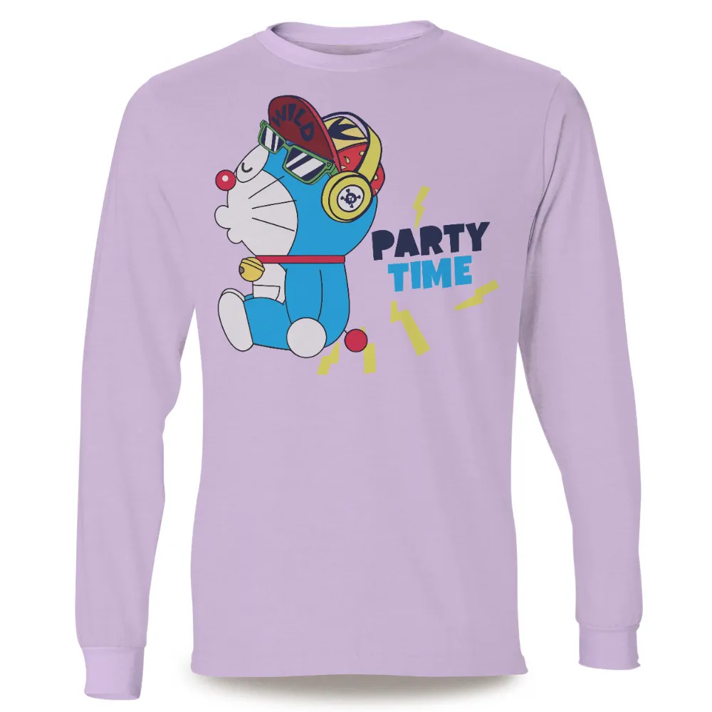 Tee Shirt Printing: Doraemon's Wild Party Time Adventure|forest doraemon t shirt