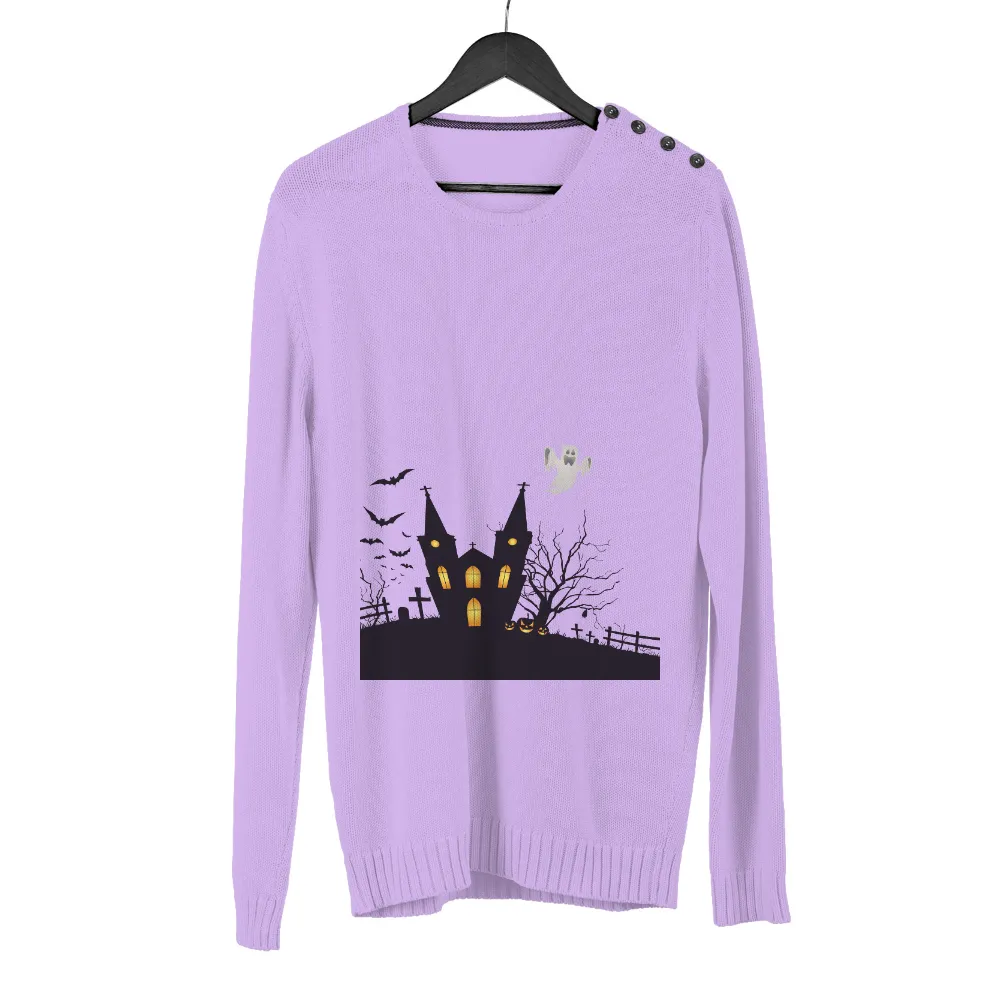 Custom Tee Shirts: Spooky Mansion Adventure with Ghost Luna|animal crossing ghost shirt