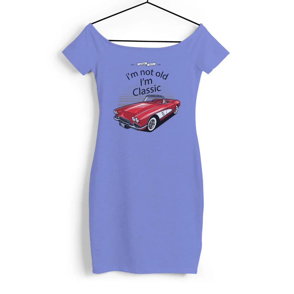 T-Shirts Design: Classic Car Vintage Style - Red Convertible|vintage style button up shirts