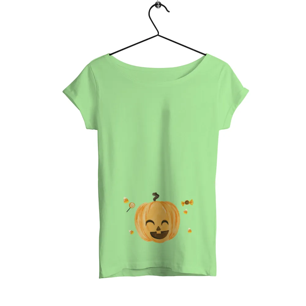 T-Shirts Custom: Halloween Pumpkin Joy - Festive & Fun|thick thighs spooky vibes sweatshirt