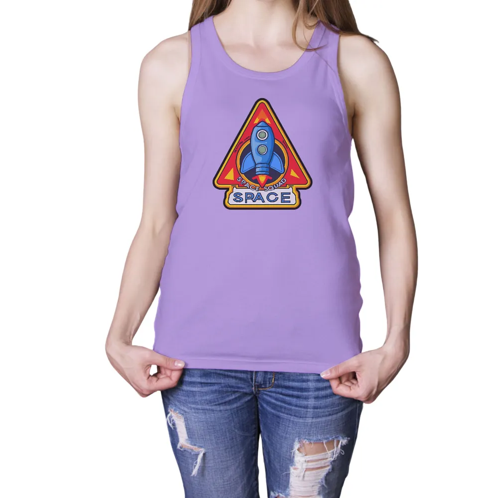 Tee Shirts Printed: Space Squad Adventure - Rocket, Exploration, Whimsical Design|space jam 2 birthday shirts