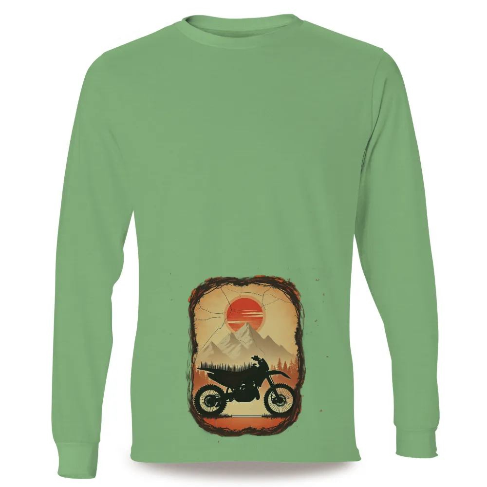 T-Shirts Custom: Dirt Bike Adventure - Vintage Off-Road Exploration|derek jeter t shirt vintage