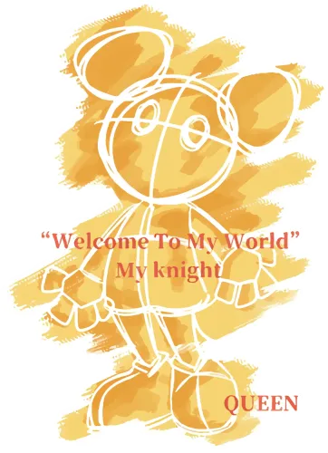 Custom Tee Shirts: Welcome To My World - Golden Bear Queen