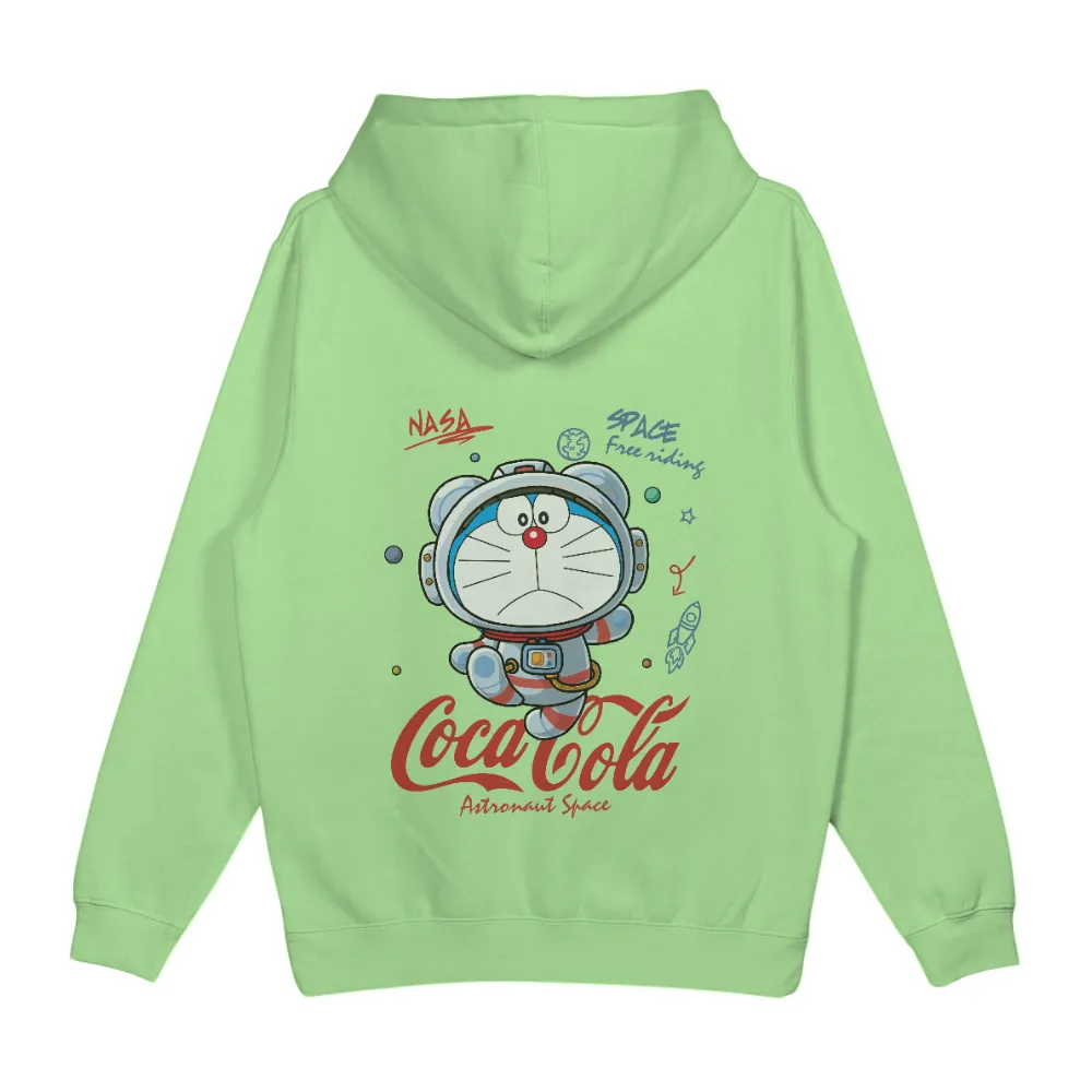 Custom T-Shirt Printing: Astro's Cosmic Adventure with Coca-Cola|music art love happiness t shirt