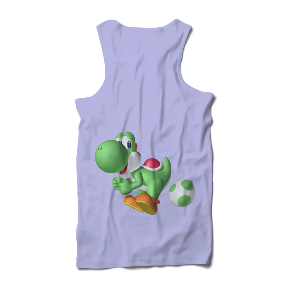 Yoshi T-Shirts Pattern: Adventure and Nostalgia|men's art cotton colorful printed loose casual shirts