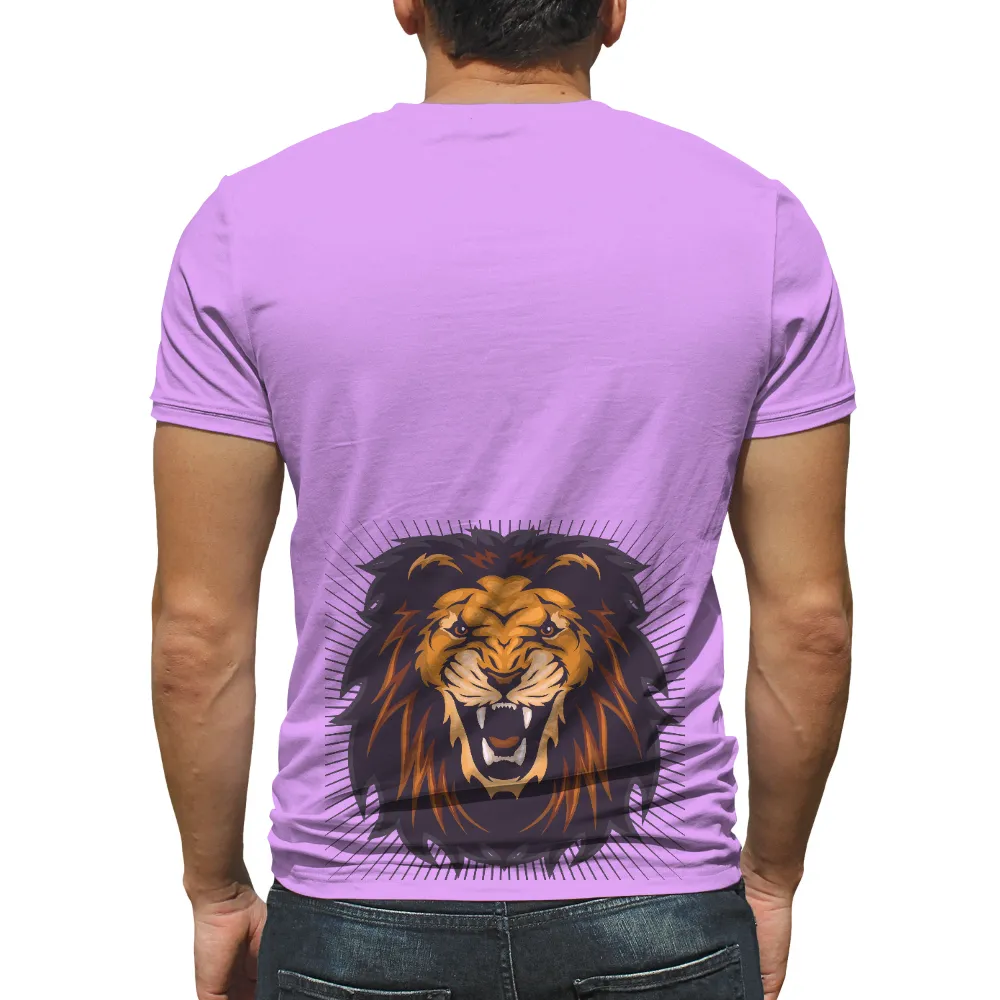 Graphic Tees: Lion of Strength and Courage|wildlife t shirt online