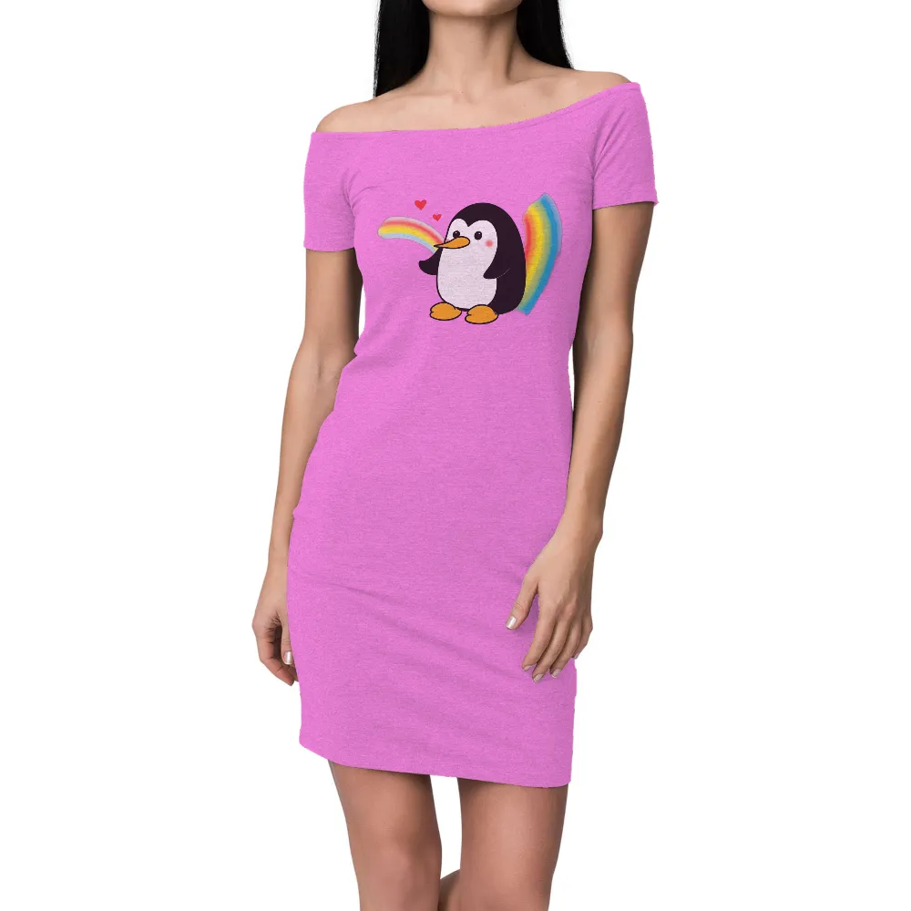 Pippin the Penguin: Rainbow Magic - T-Shirts Pattern|icon rainbow shirt