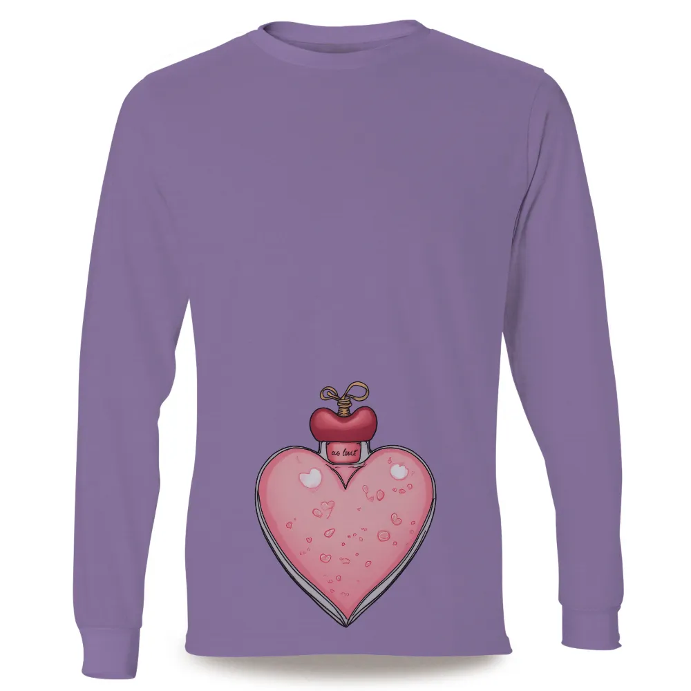 Custom T-Shirt Printing: Amour Potion - Love & Romance|roblox heart t shirt