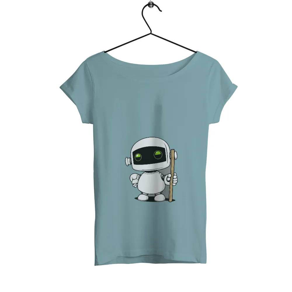 Custom Tee Shirts: Zephyr - A Whimsical Retro Robot|roblox t shirt robot