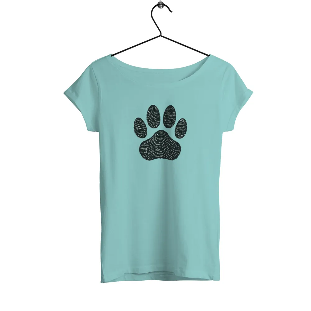 TShirt Printing: Unique Paw Print - Loyalty and Wisdom|mardi gras bead dog shirt