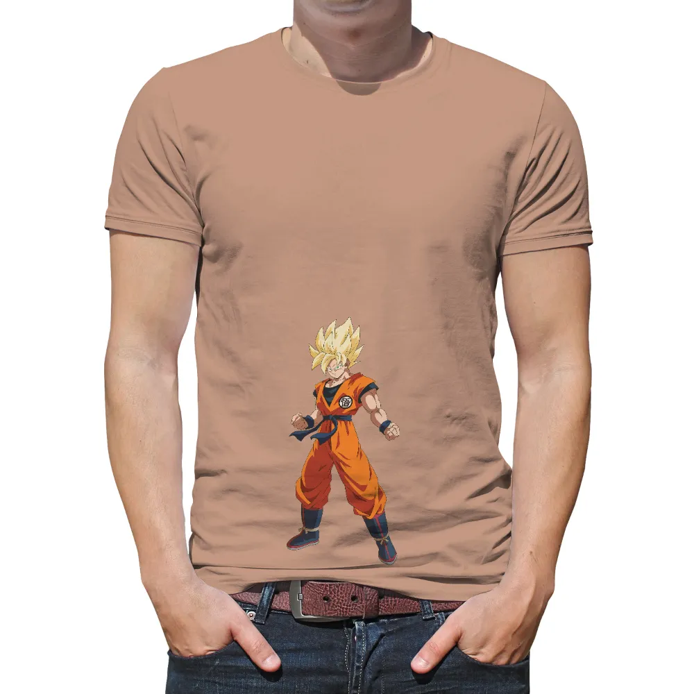 T-Shirts Custom: Goku Super Saiyan - Anime Power and Determination|dragon ball z nba t shirt