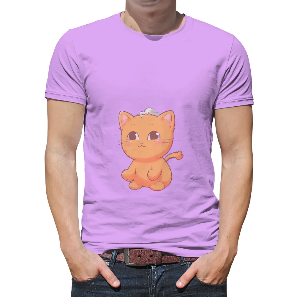 Cute Kitten TShirt Printing - Joyful and Warm Design|men's haggar classic fit premium comfort spread collar dress