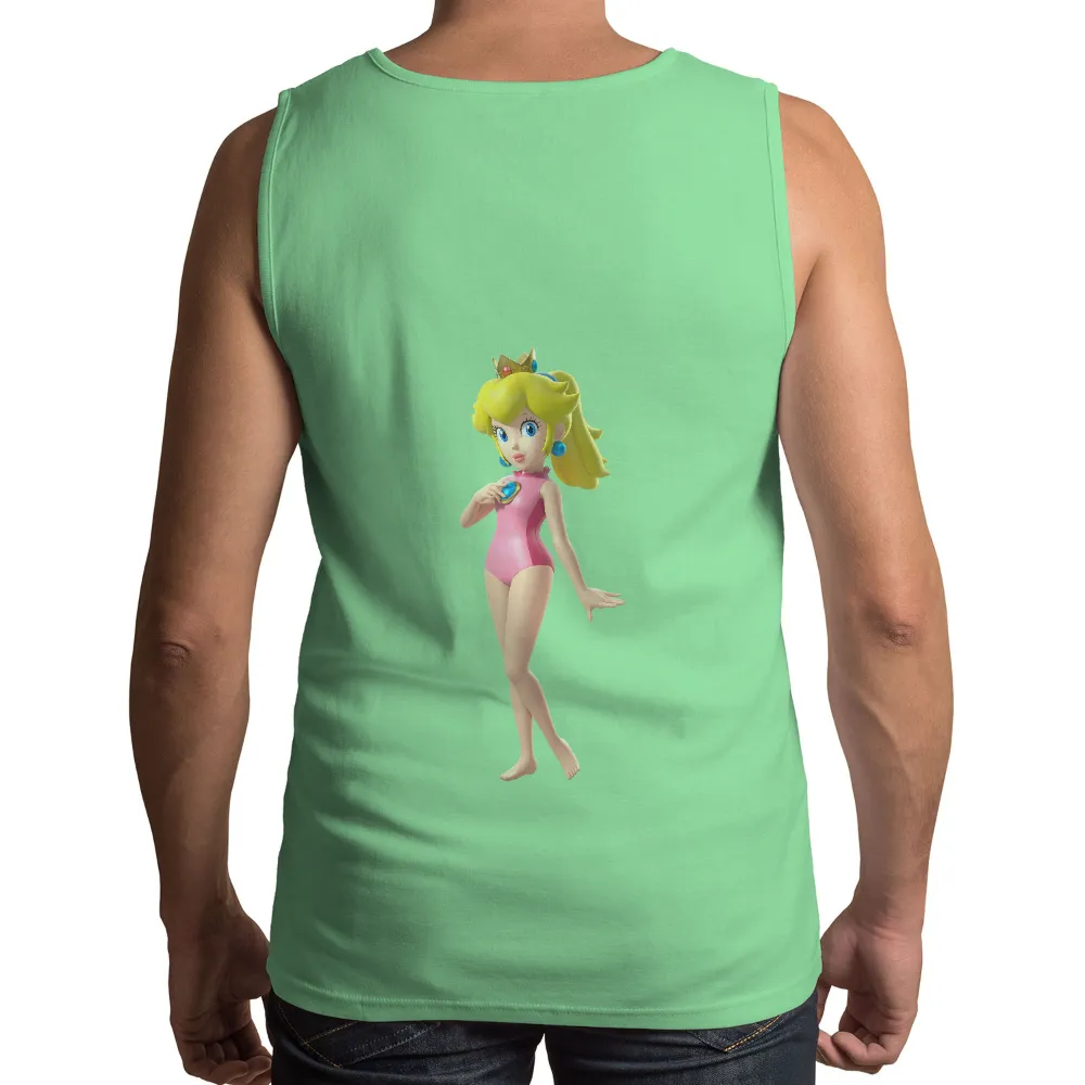 T-Shirts Custom: Princess Peach in the Mushroom Kingdom|super mario father's day shirt