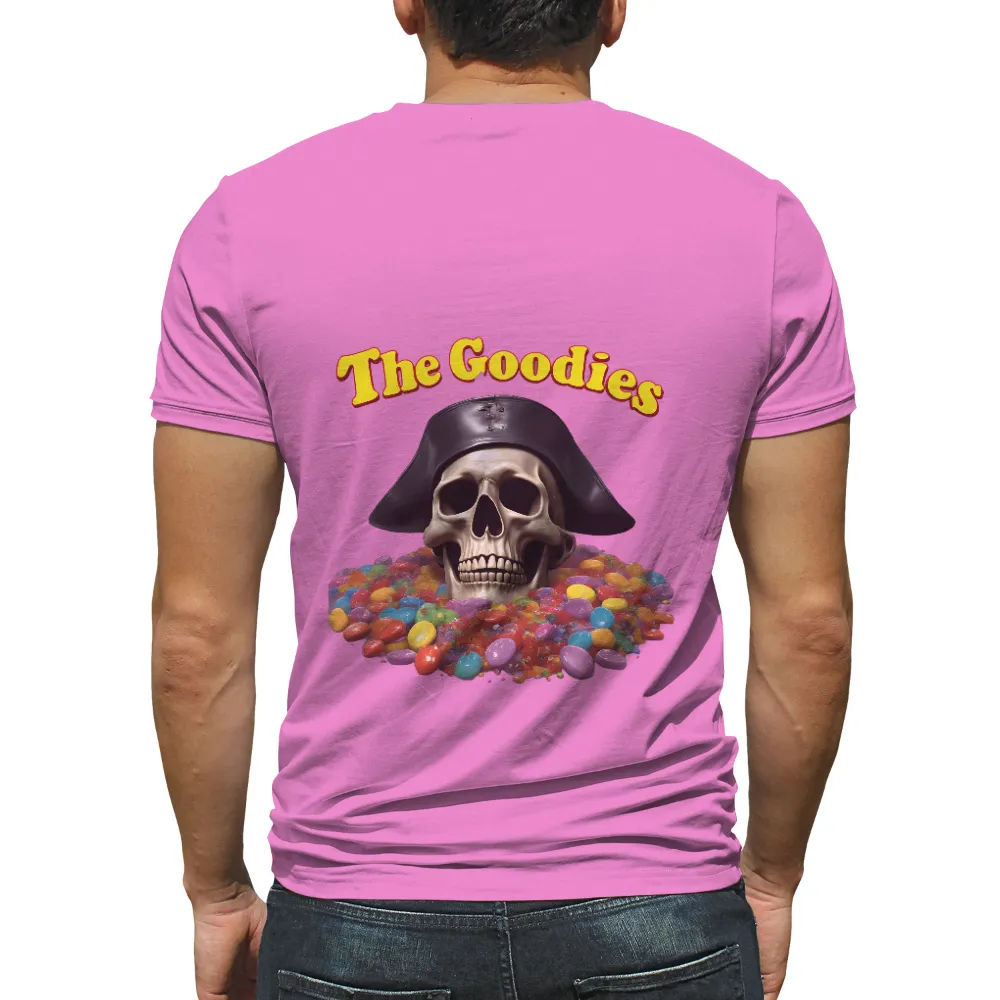 T-Shirt Printing: The Goodies - Skull and Candies Design| skull with candies