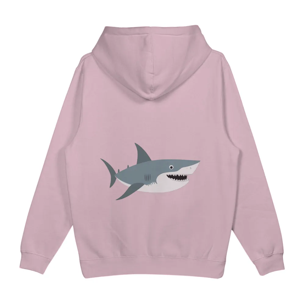 Customized Tee Shirts: Sammy the Friendly Shark - Artistic Ocean Adventure|valentine shark shirt