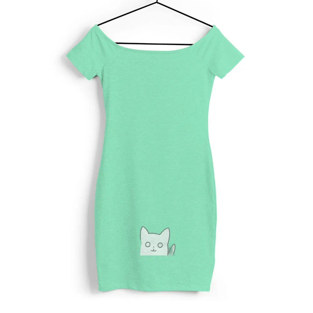 Customized Tee Shirts: Minimalist Cat Design - Innocence and Joy|doja cat t shirt hot topic