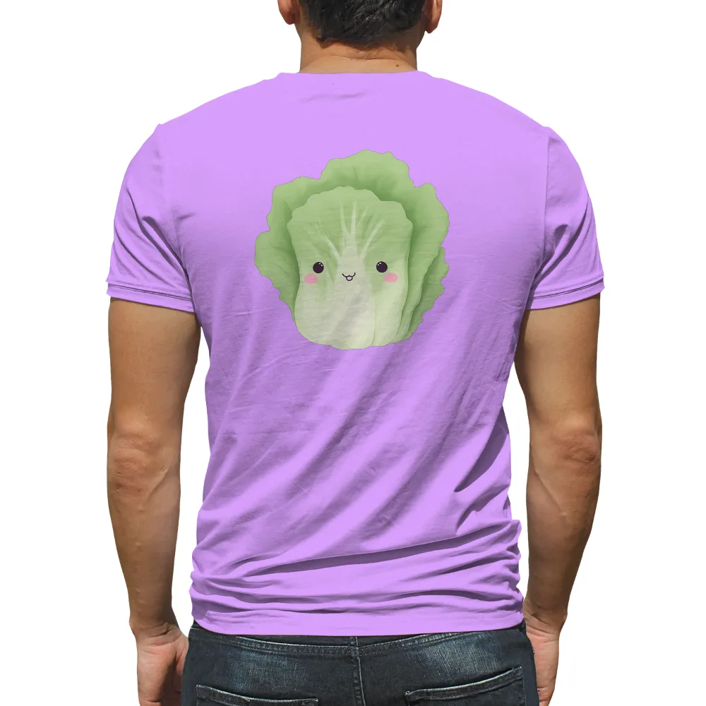 Custom Tee Shirts: Spread Joy with Cute Lettuce Character|cute summer tops to wear with jeans