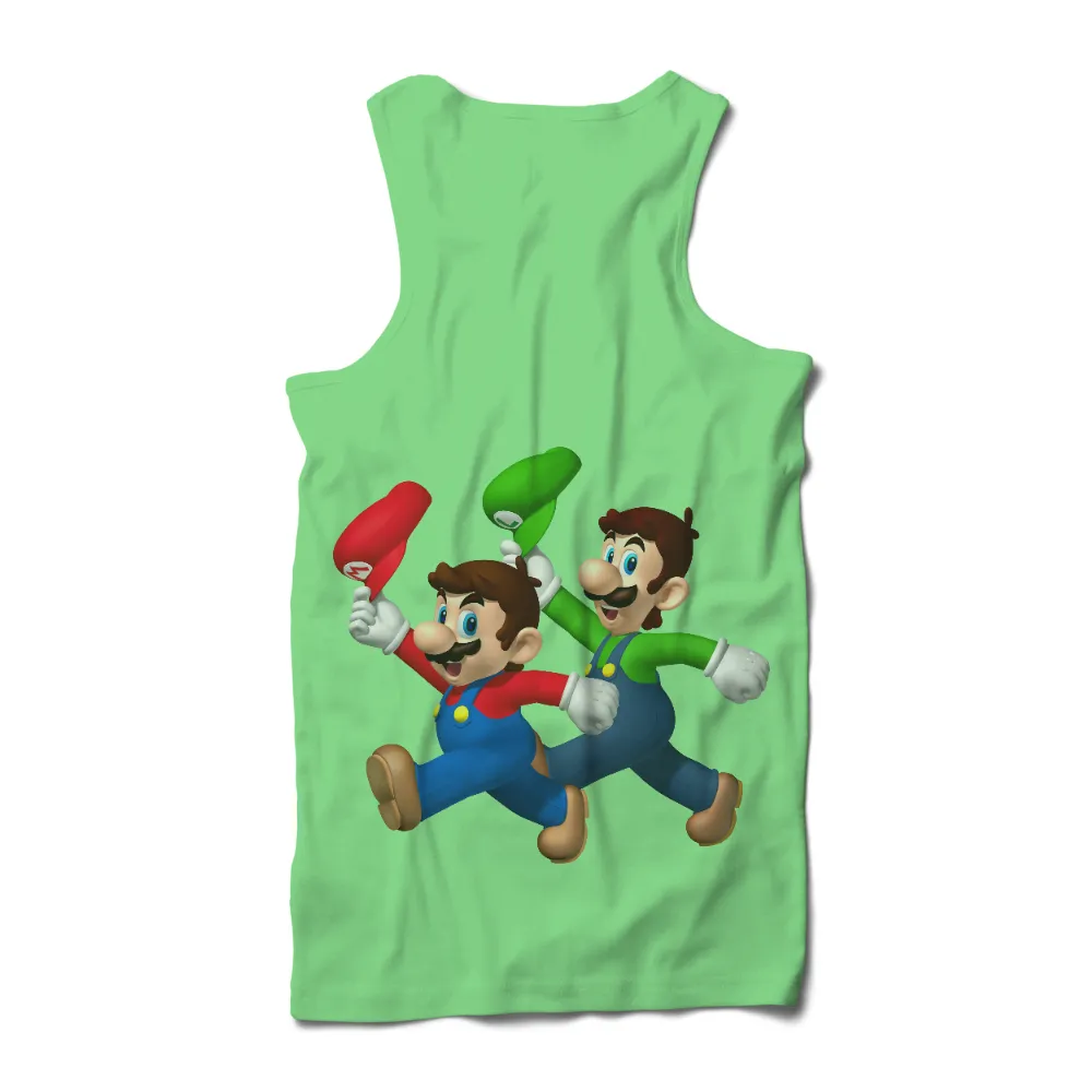 Tee Shirts Printed: Mario and Luigi - Gaming Icons|super mario t shirts target