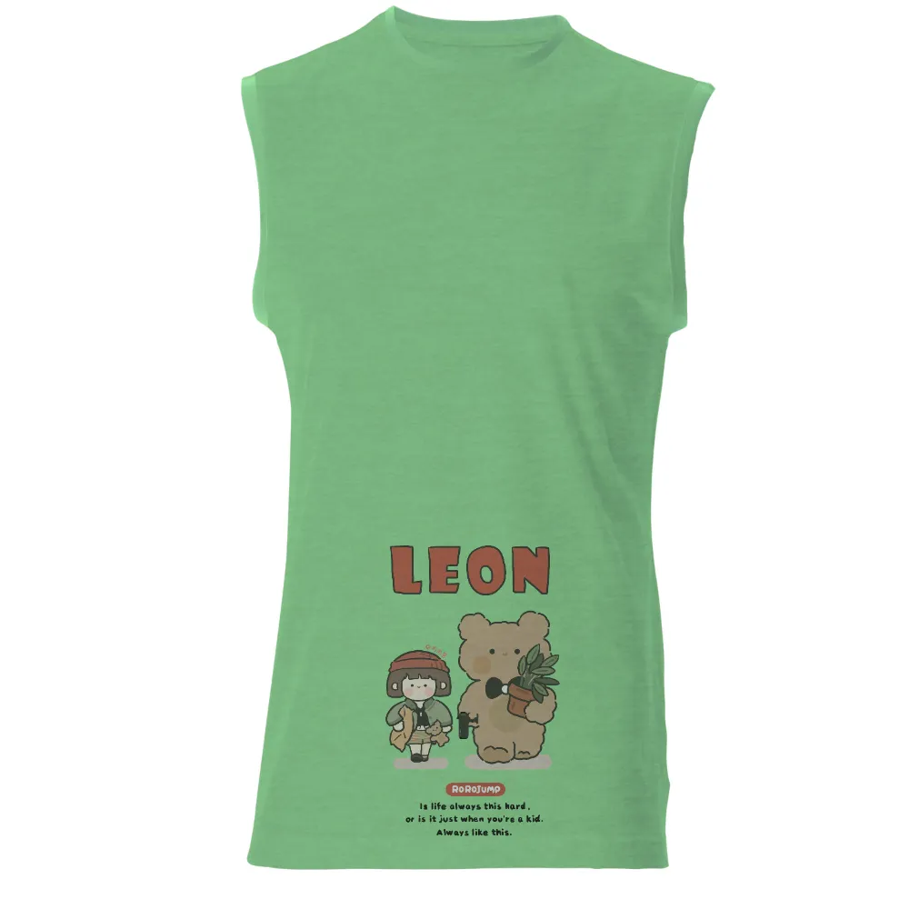 Leon & RoroJump: A Journey of Friendship and Growth | TShirt Printing|beer bear shirt it's always sunny