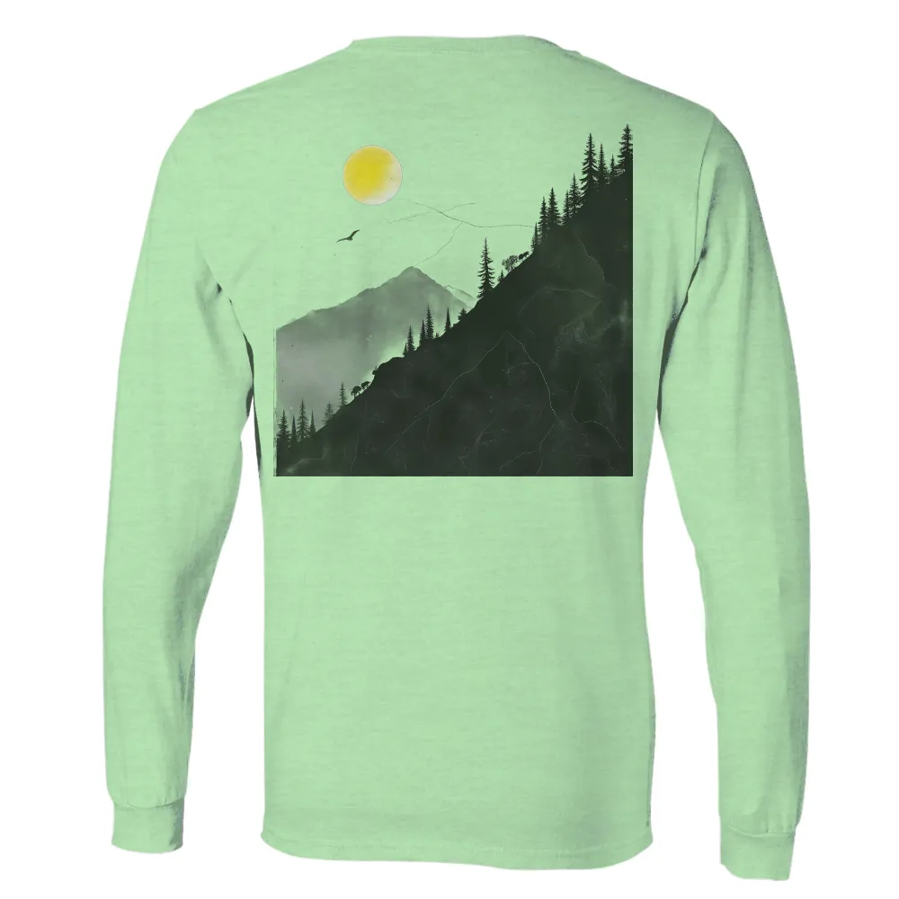 Custom Tee Shirts: Hiking Under the Full Moon - Adventure and Solitude|best upf shirts for hiking