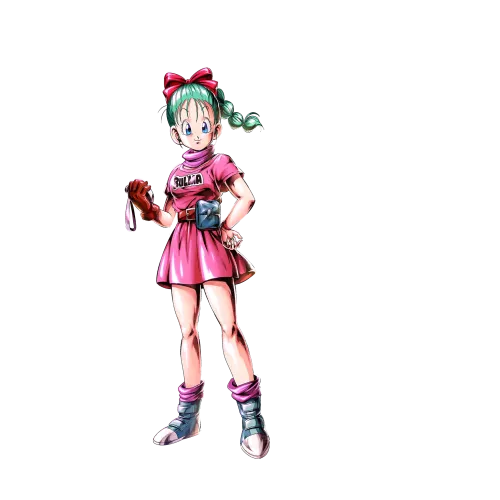 T-Shirts Custom: Bulma's Resilient Spirit in Pink Dress