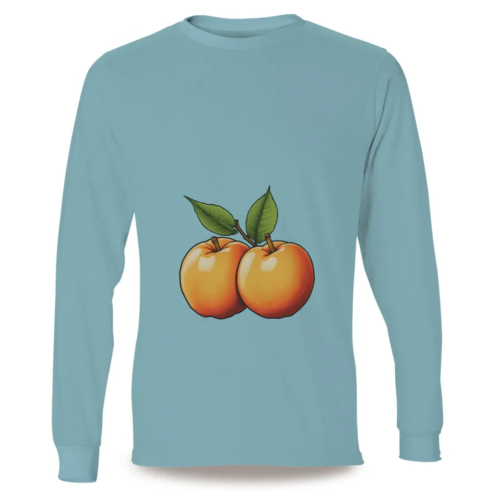 T-Shirts Custom: Spread Joy with Sunny and Bright Peaches|t shirt painting on nature