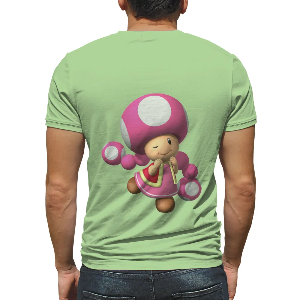 Custom Tee Shirts: Toadette - Cheerful Gaming Character|super mario t shirts target