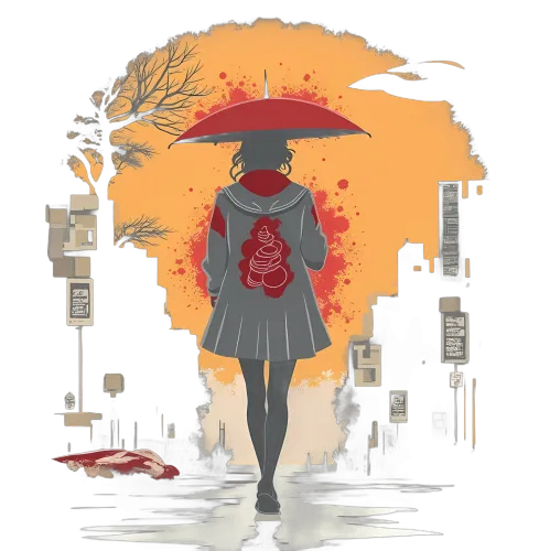 Tee Shirts Printed: Akira's Journey Through the City