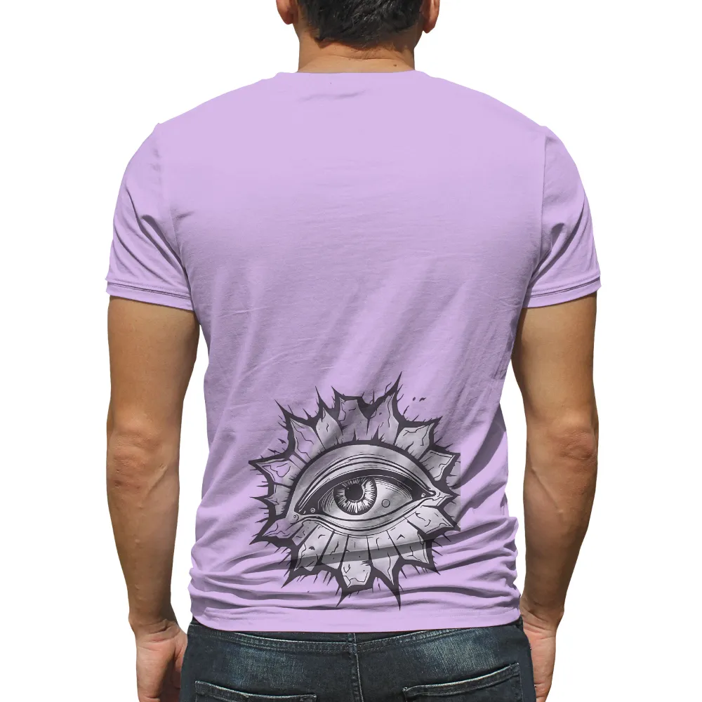 Custom Tee Shirts: All-Seeing Eye Symbolism| intricate patterns