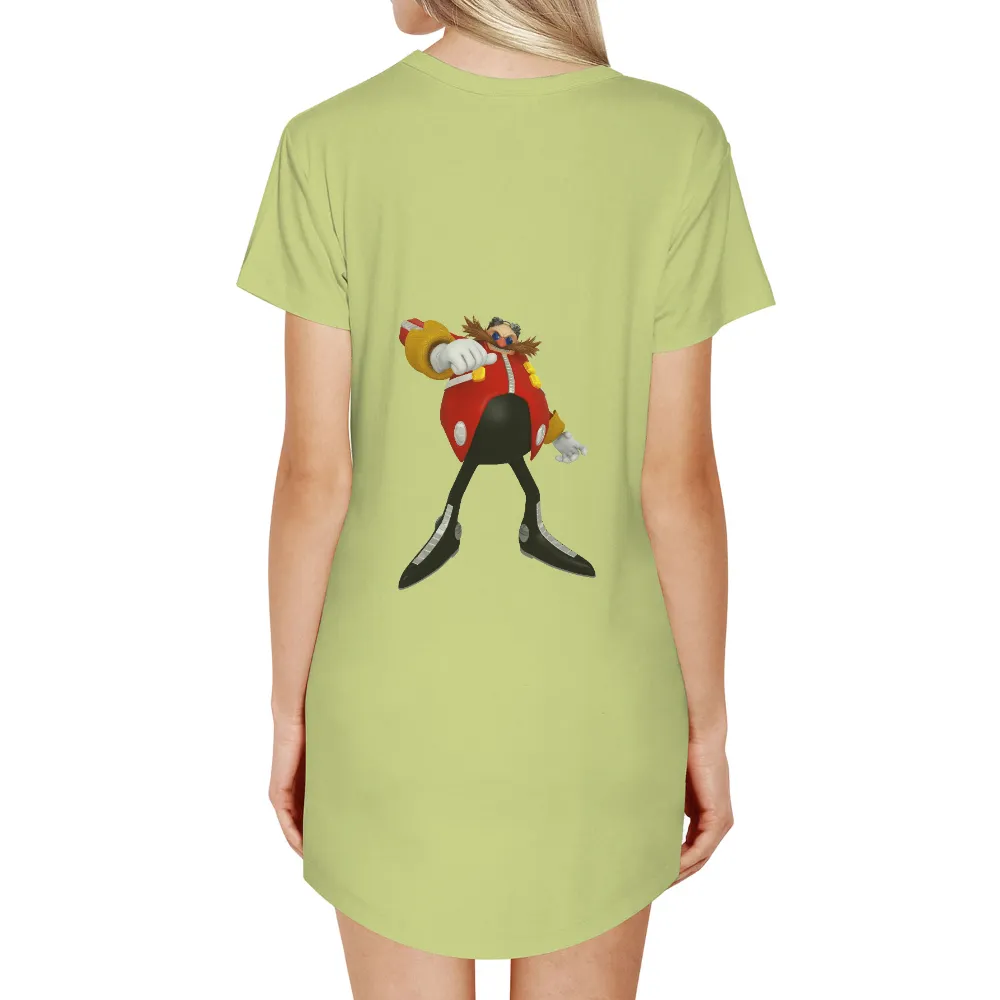 Dr. Eggman Tee Shirt Printing - Iconic Gaming Villain|sonic the hedgehog 2 movie shirt