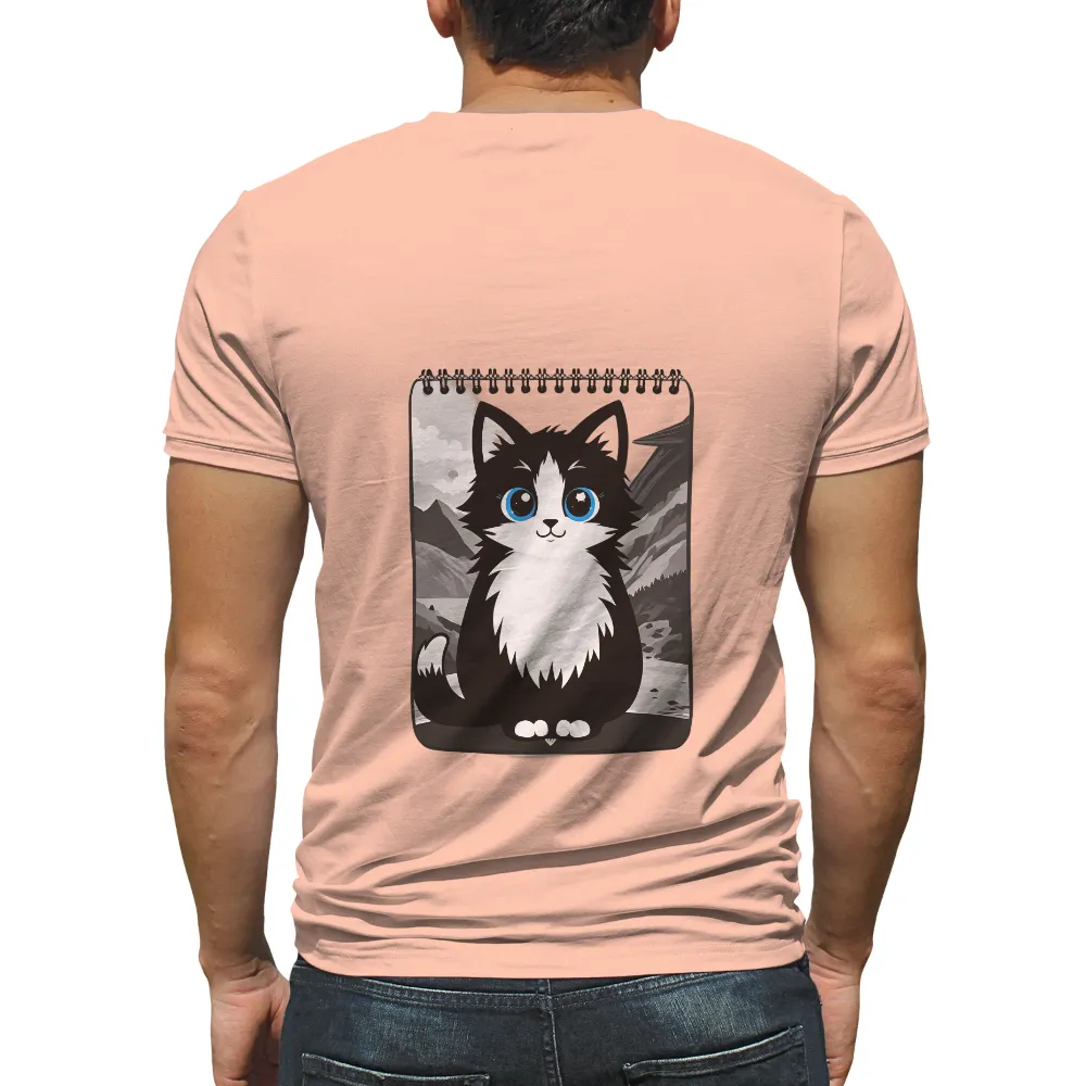 Custom Tee Shirts: Luna's Whimsical Mountain View|yugioh blue eyes white dragon shirt