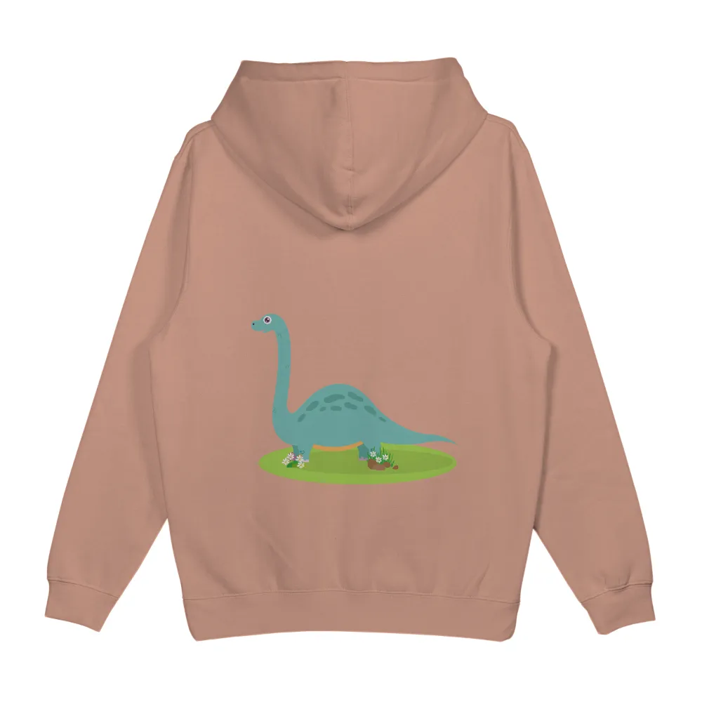 Custom Tee Shirts: Gentle Giant Elara in a Field of Wildflowers|there's always tomorrow dinosaur shirt