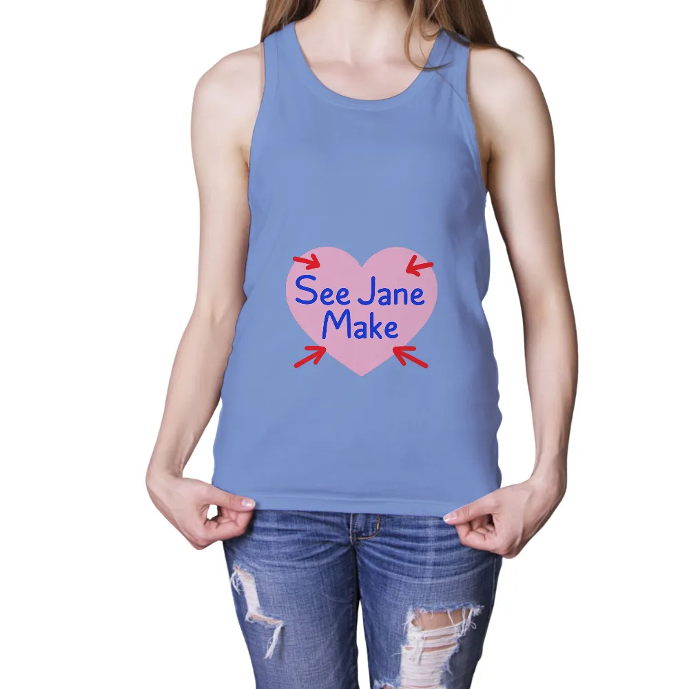 Custom T-Shirt Printing: See Jane Make - Heartfelt Creativity|simple 4th of july shirts