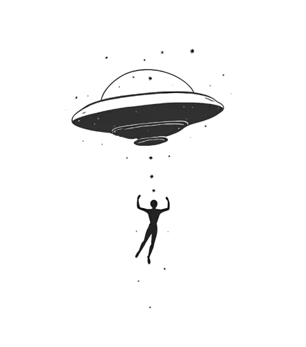 Shirts Graphic Tees: UFO Abduction - Explore the Unknown