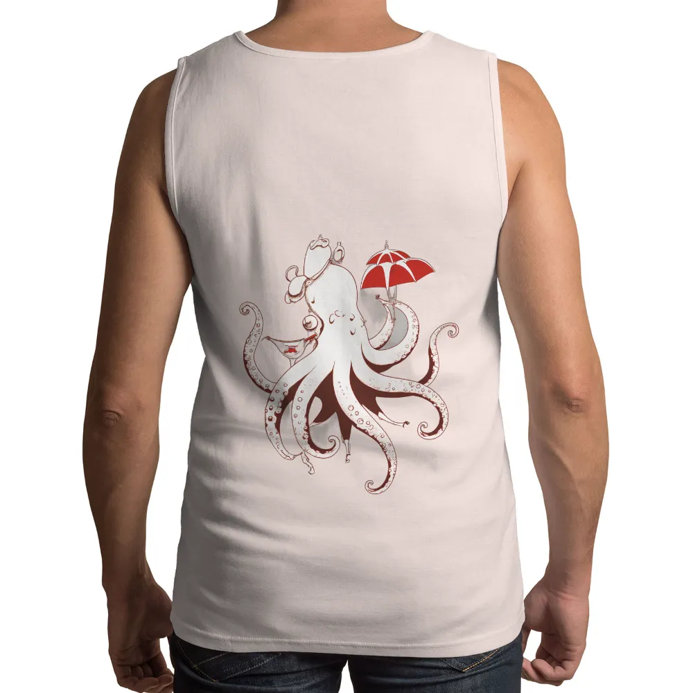 T-Shirts Custom: Vintage Octopus Tea Party|los angeles lakers vintage mens t shirt