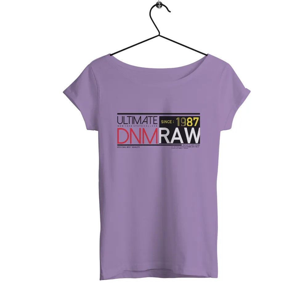 Custom Tee Shirts: DNMRAW - Embrace the Raw Spirit of New York|vintage salvador dali t shirt