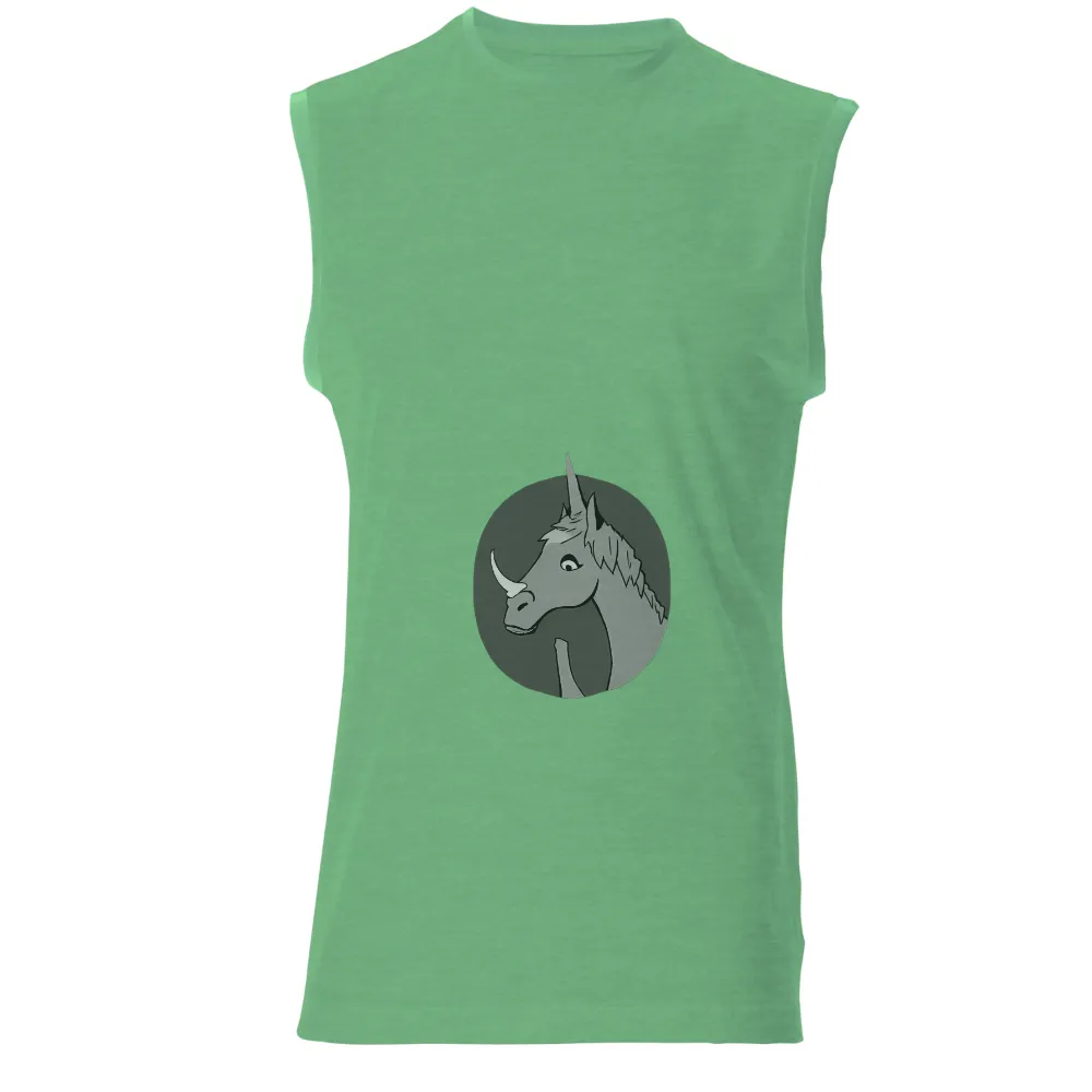 Unicorn Rhino T-Shirts Design: A Blend of Mythical Strength and Grace|ranboo unicorn merch