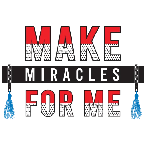 Custom Tee Shirts: Make Miracles For Me - Bold Statement of Hope