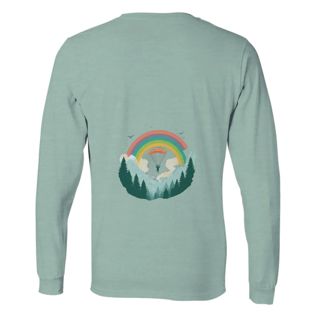 Custom Adventure Parachute Rainbow Design - Capture the Thrill of Exploration|rainbow zebra print shirt