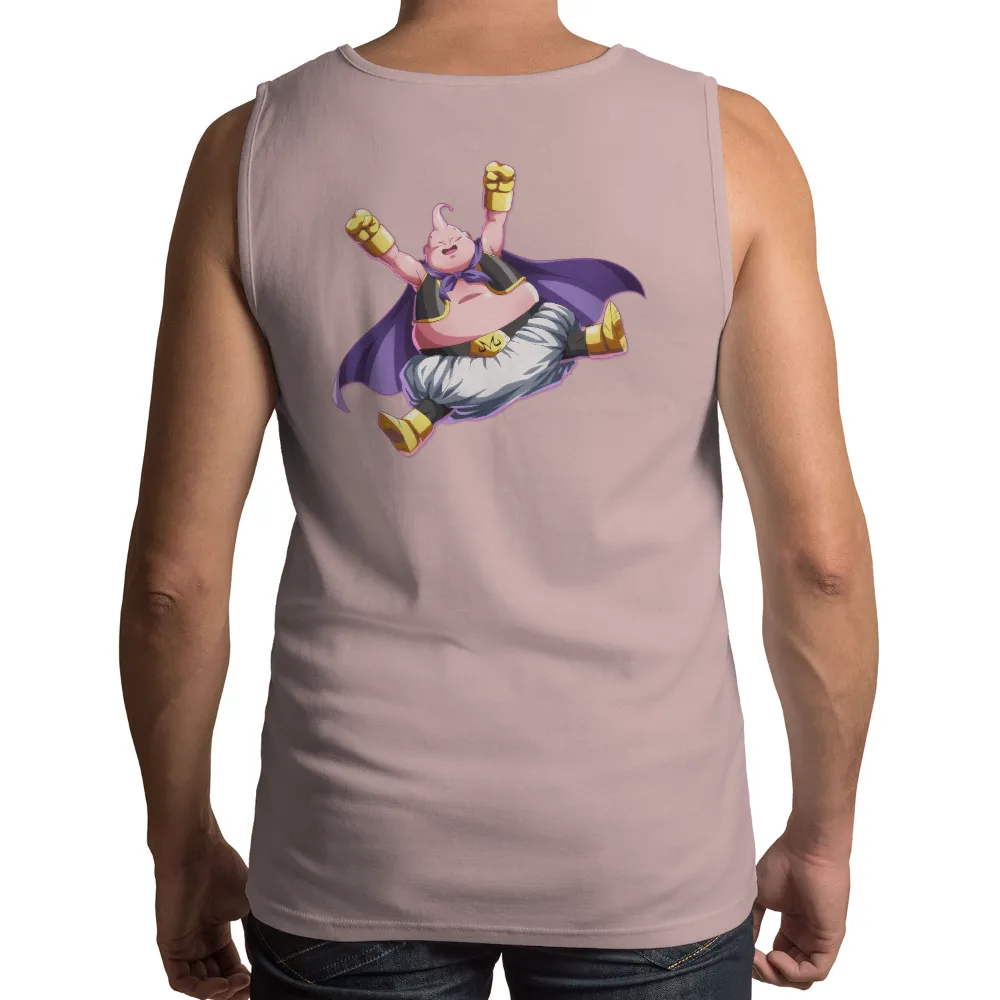 T-Shirts Design: Majin Buu - A Blend of Humor and Power|funny shirts for 4th of july