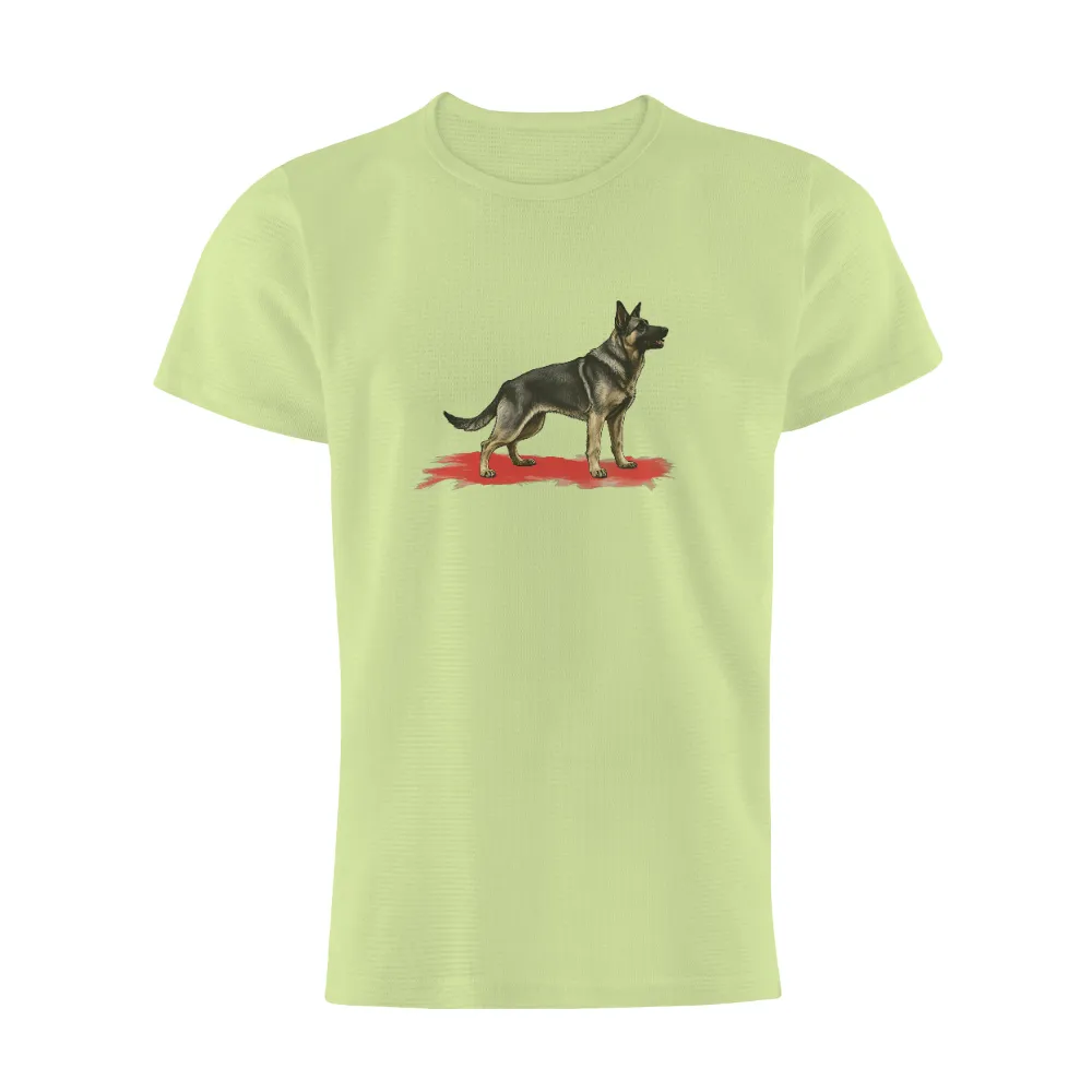 German Shepherd T-Shirts Pattern: A Tribute to Loyalty and Nobility|strength camp t shirt