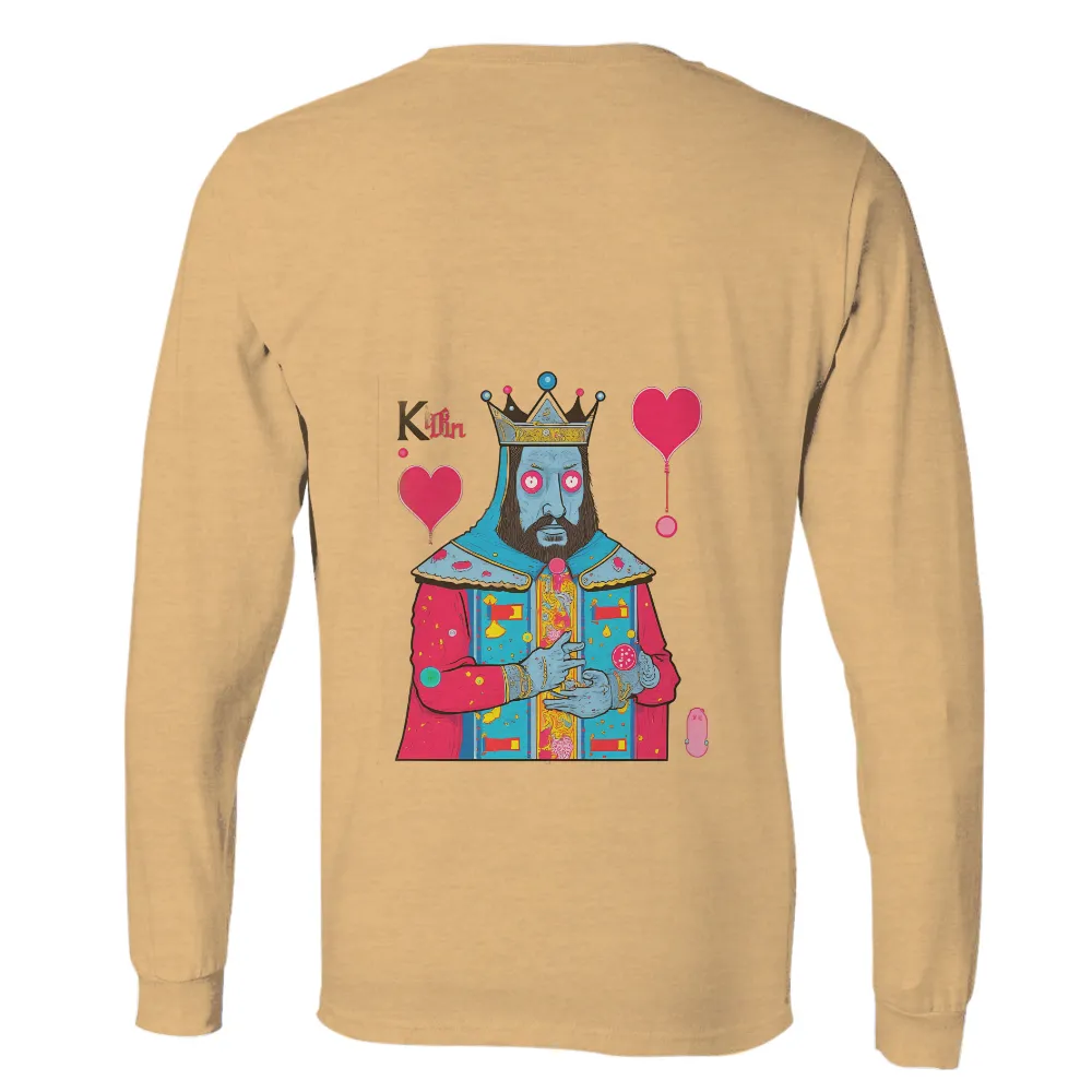 King of Hearts Design: Blending Medieval Royalty with Modern Art|i love hot moms sweat shirt