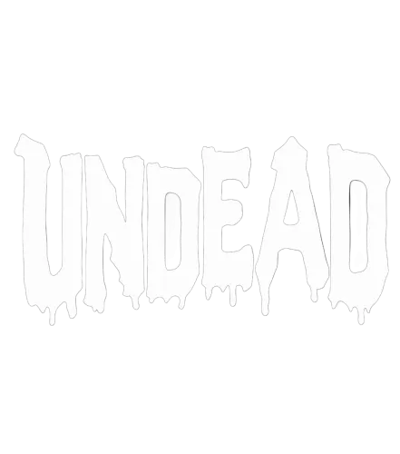 Custom Undead Horror Design with Dripping Font