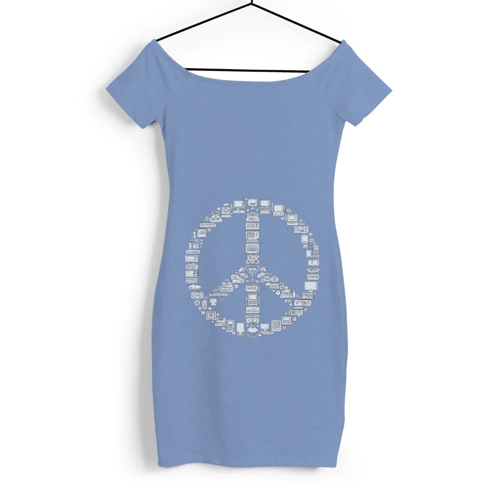 Shirts Graphic Tees | Vintage Technology Peace Sign| harmony symbol