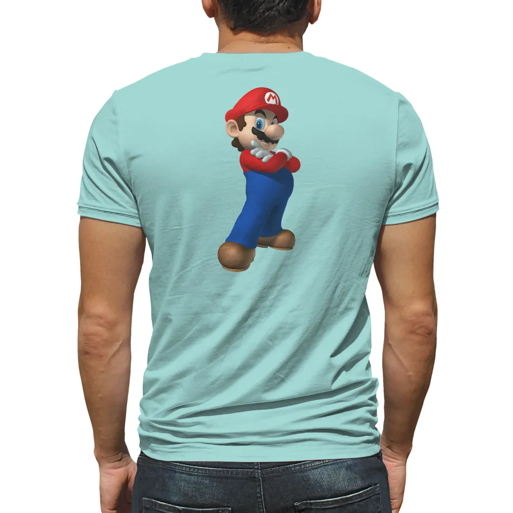 Custom Tee Shirts: Mario Adventure - Gaming Hero|luke cage hero for hire t shirt