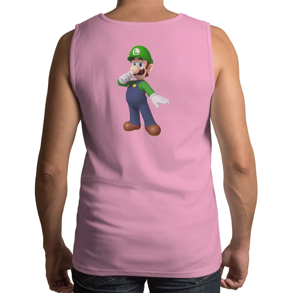 Luigi T-Shirt Printing: Celebrate Gaming Nostalgia with Luigi's Iconic Look|adventure time shirt sex